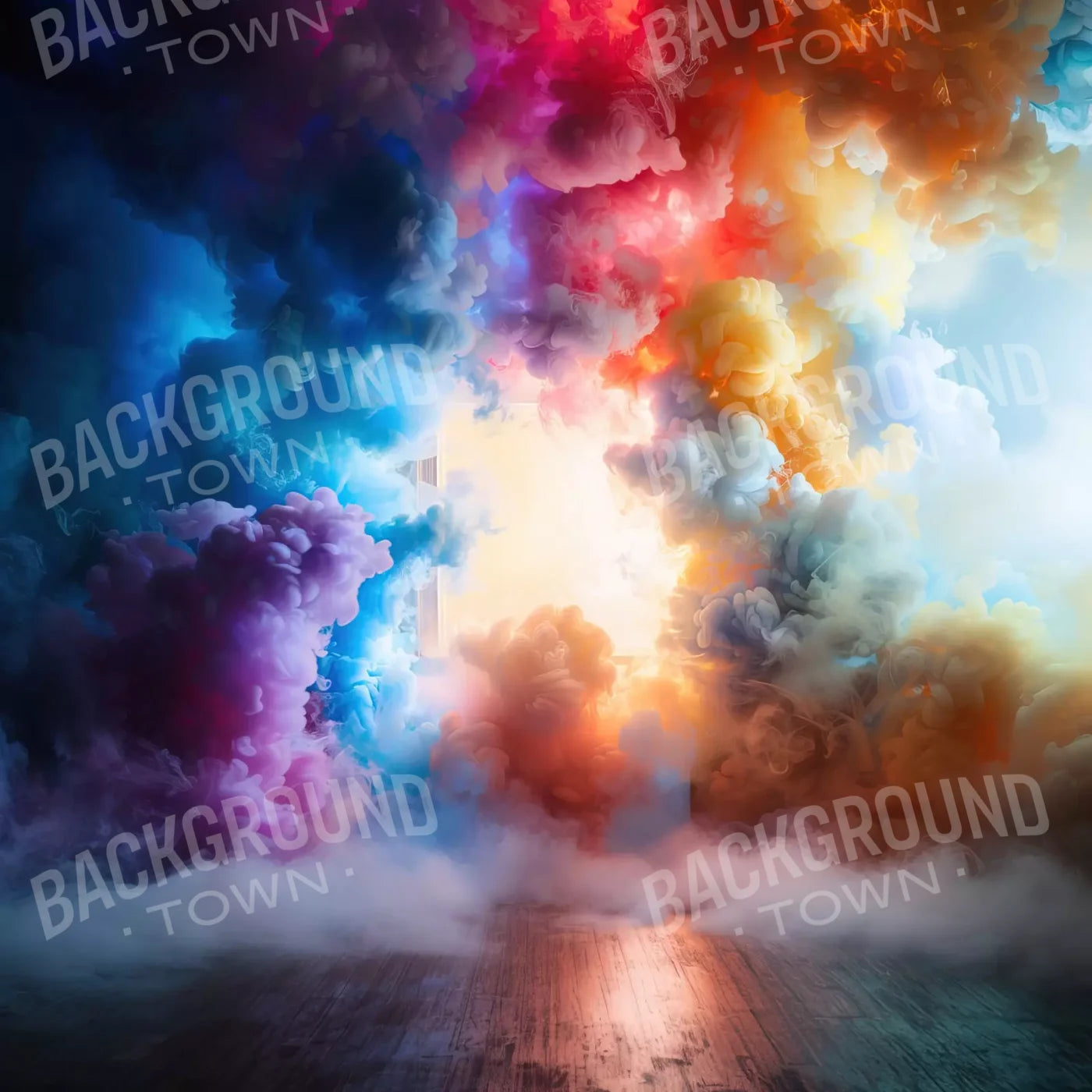 Smoke Color Show 10’X10’ Ultracloth (120 X Inch) Backdrop