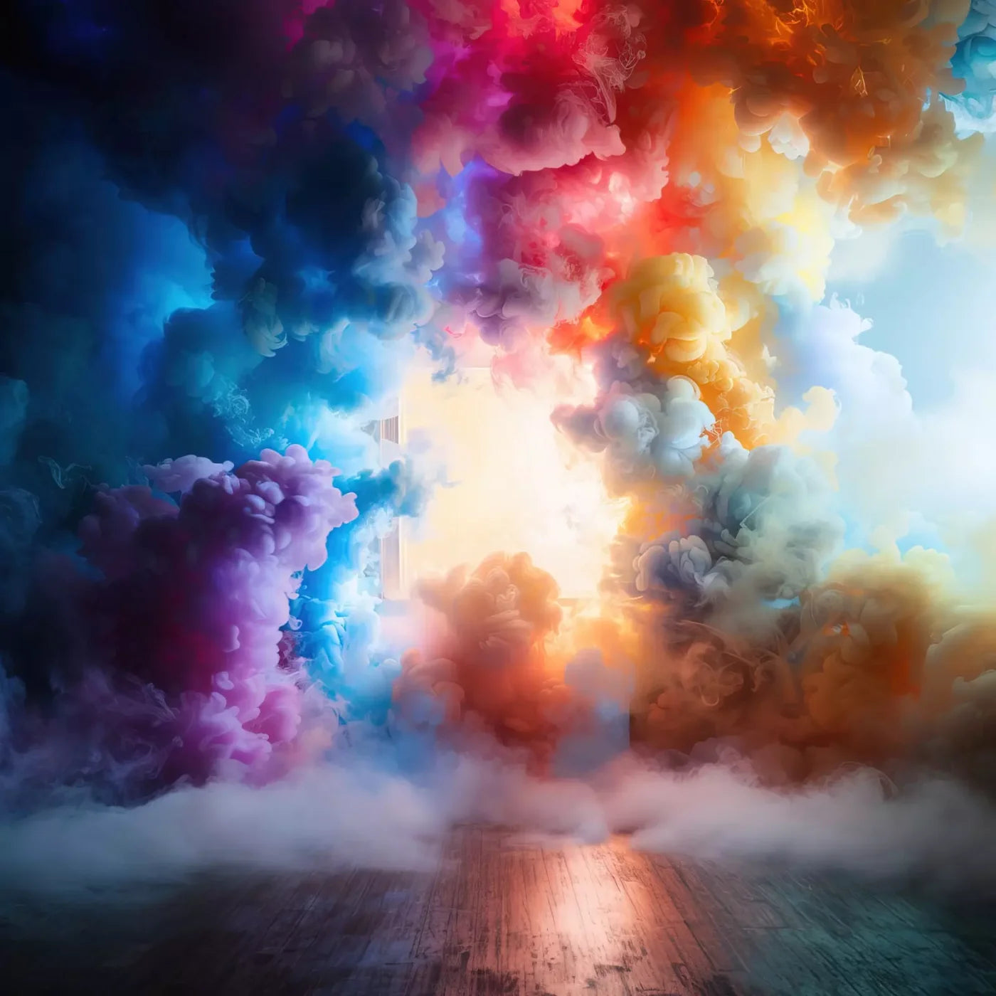 Smoke Color Show 10’X10’ Ultracloth (120 X Inch) Backdrop