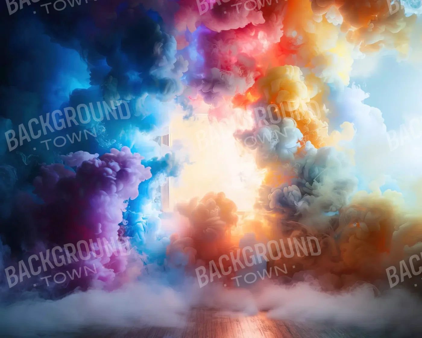 Smoke Color Show 10’X8’ Fleece (120 X 96 Inch) Backdrop