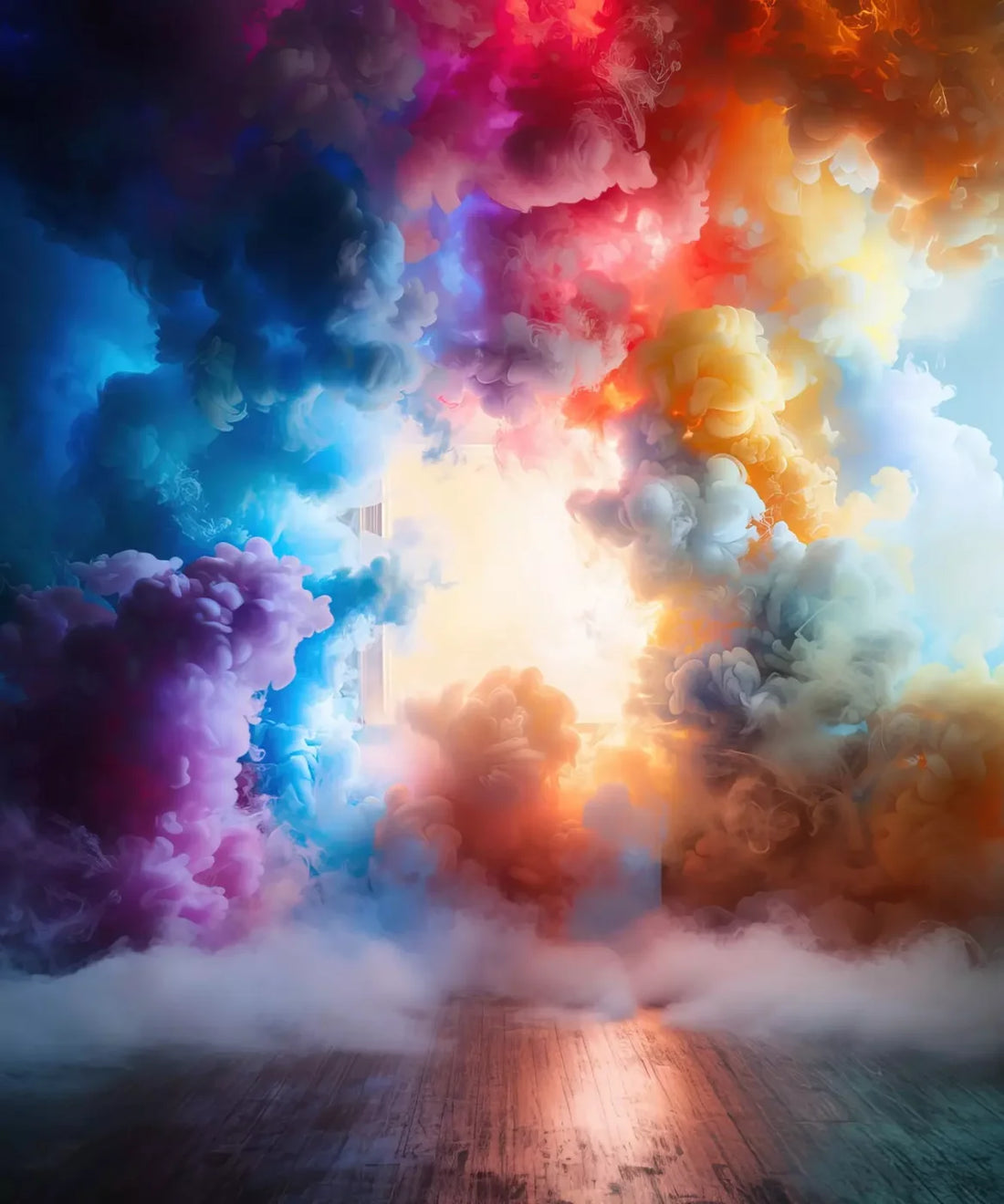 Multi-Color Portrait Backdrop for Photography