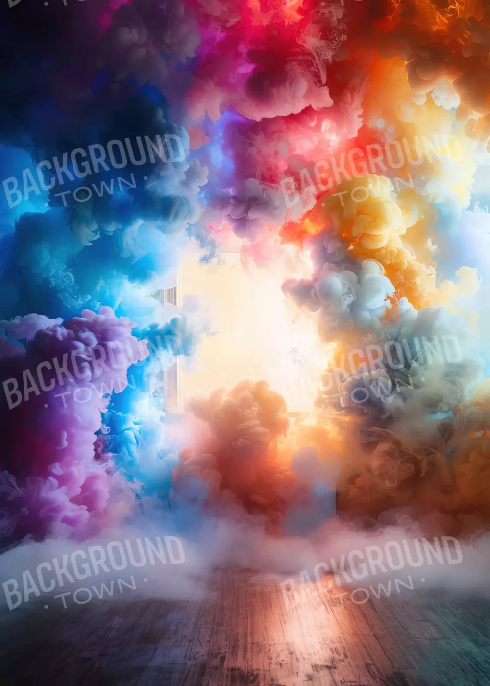 Smoke Color Show 5’X7’ Ultracloth (60 X 84 Inch) Backdrop