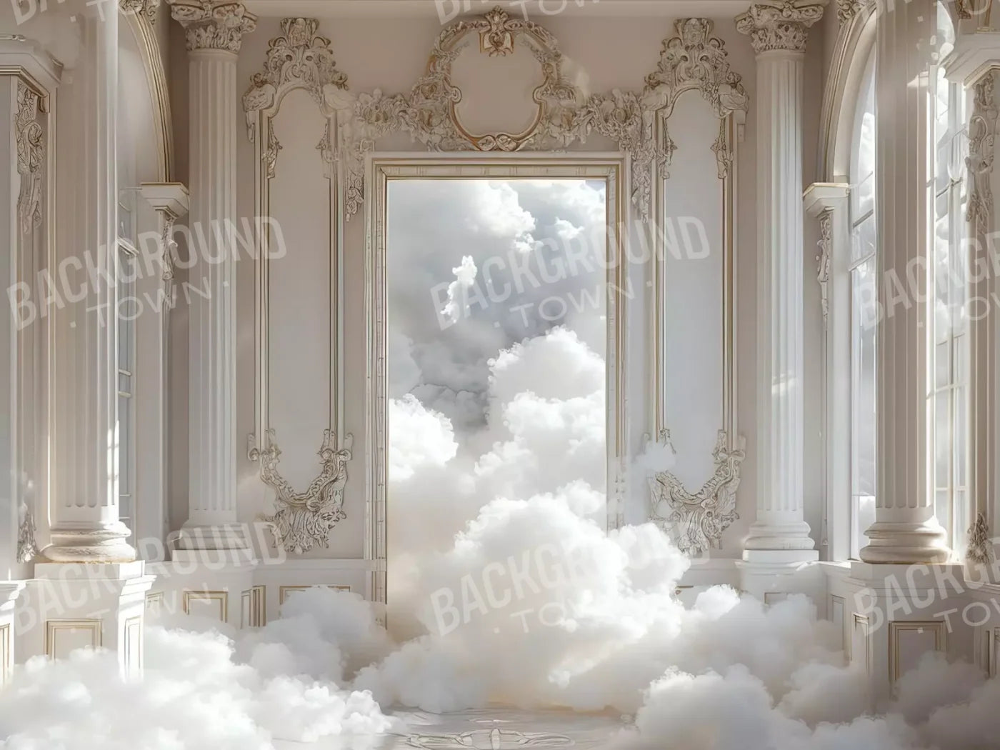 Smoke Mirrors Collection 38 6’8X5’ Fleece (80 X 60 Inch) Backdrop