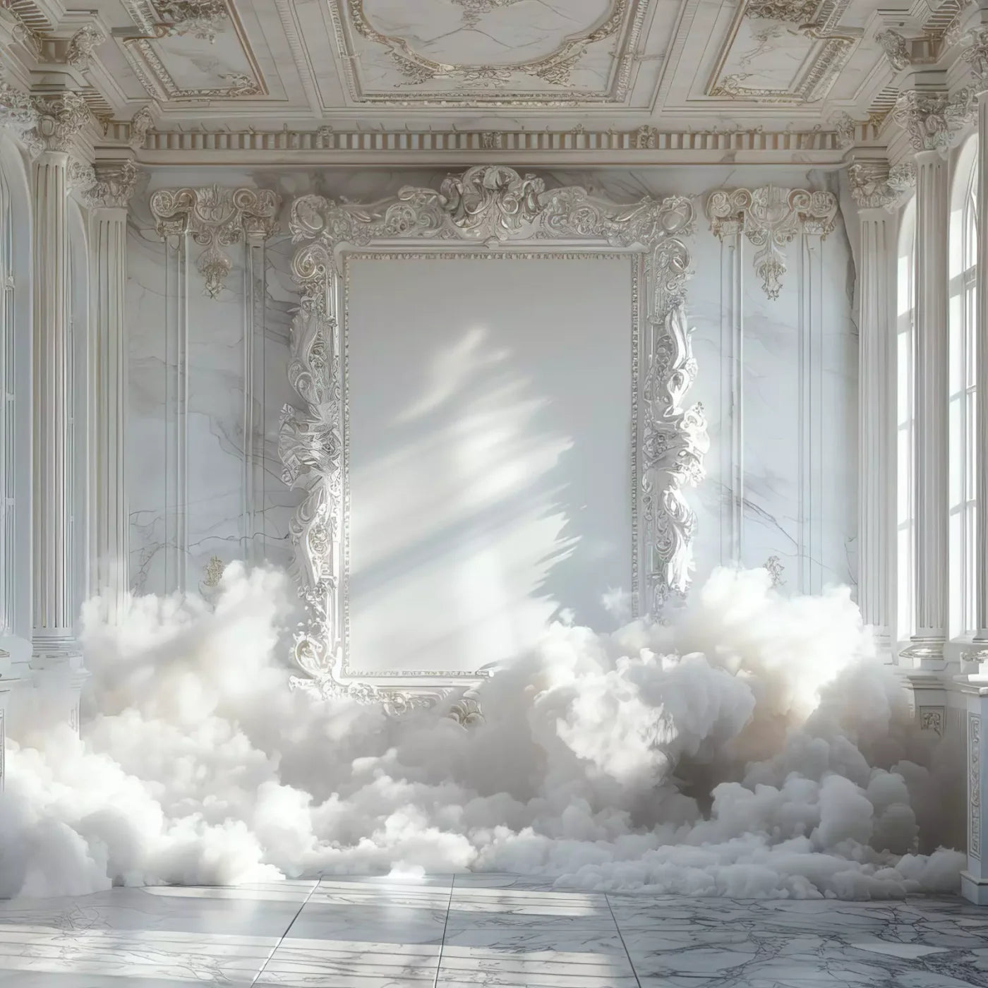 Smoke Mirrors Collection 43 8’X8’ Fleece (96 X Inch) Backdrop