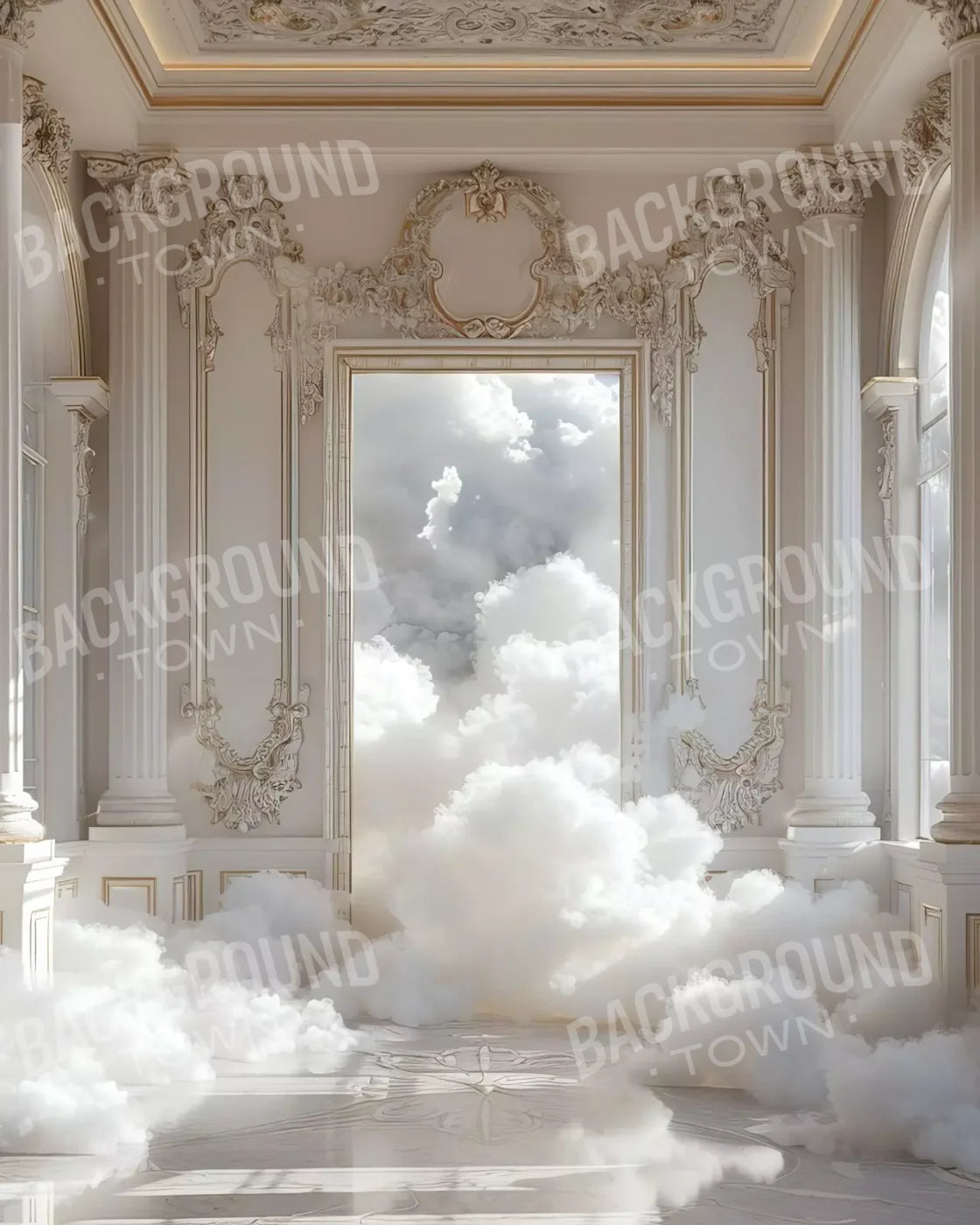 Smoke Mirrors Collection 38 8’X10’ Fleece (96 X 120 Inch) Backdrop