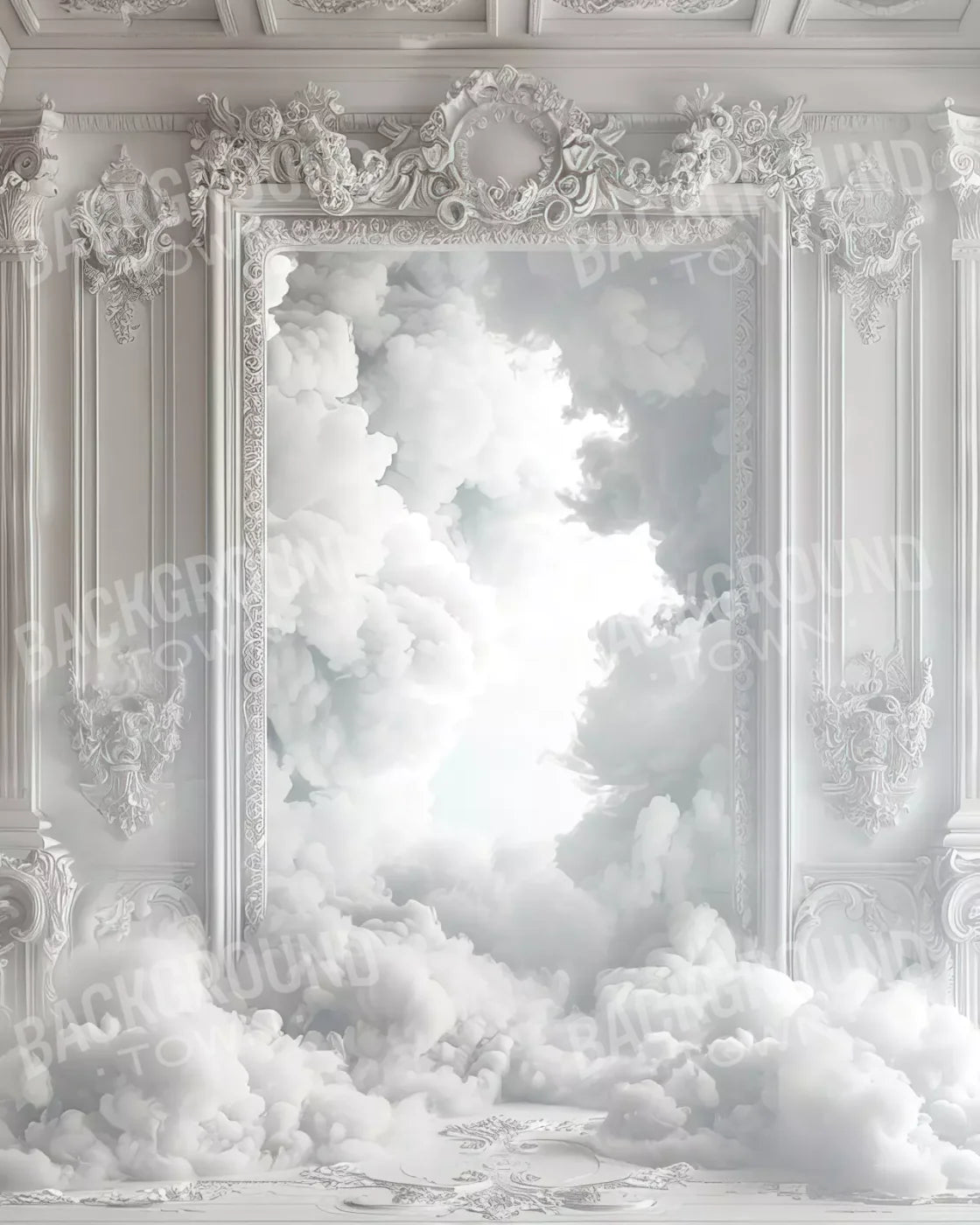 Smoke Mirrors Collection 33 8’X10’ Fleece (96 X 120 Inch) Backdrop