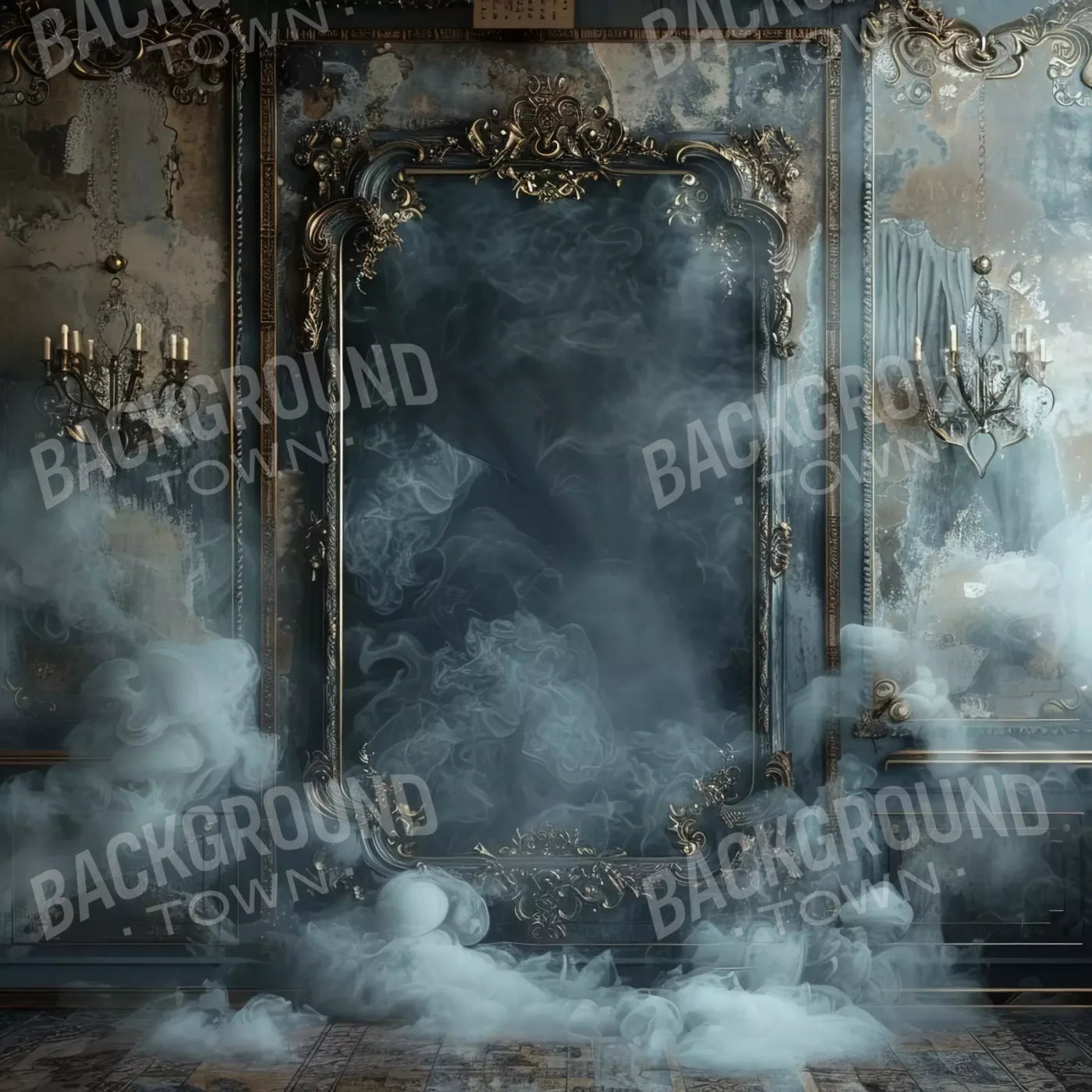 Smoke Mirrors Dark Collection 9 10’X10’ Ultracloth (120 X Inch) Backdrop