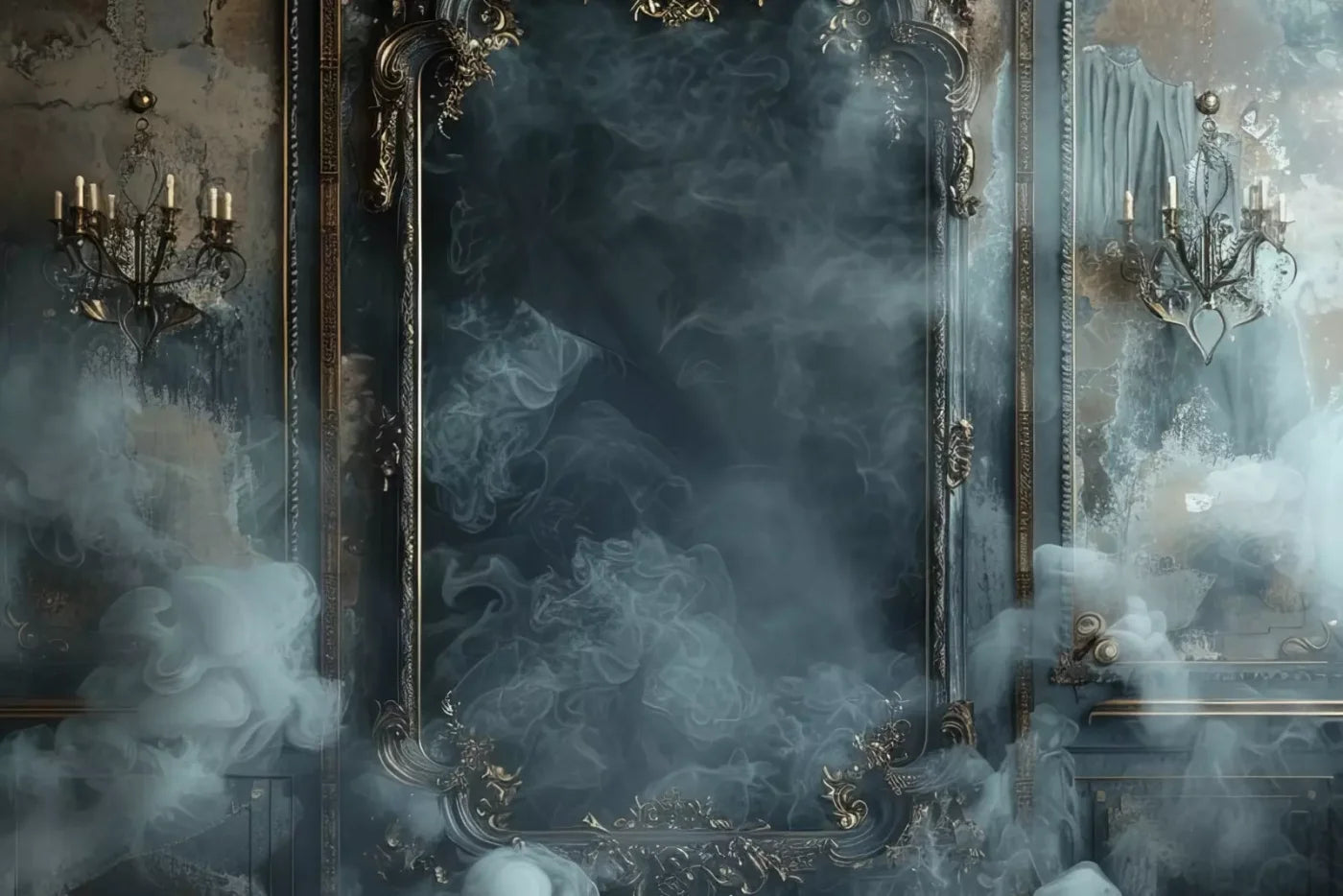 Smoke Mirrors Dark Collection 9 12’X8’ Ultracloth (144 X 96 Inch) Backdrop