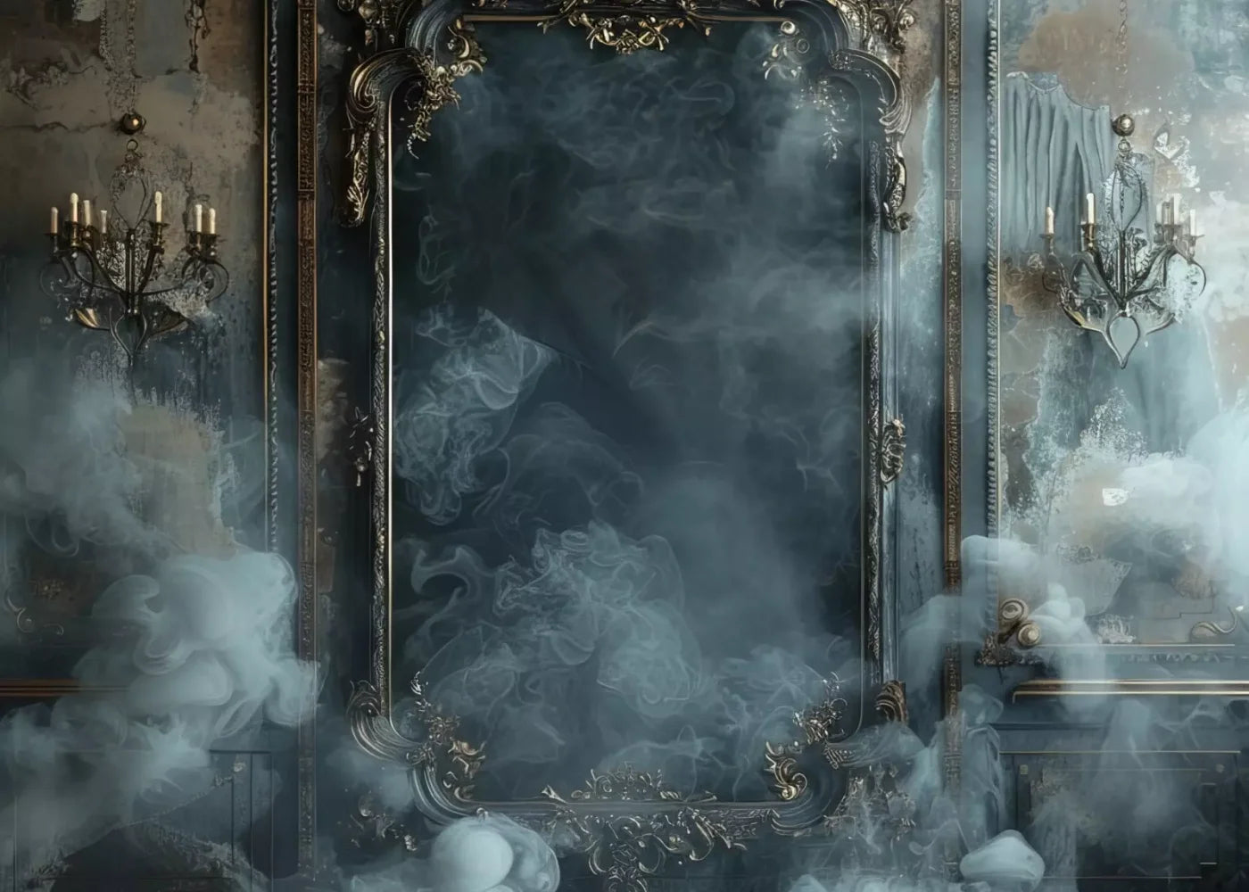 Smoke Mirrors Dark Collection 9 7’X5’ Ultracloth (84 X 60 Inch) Backdrop