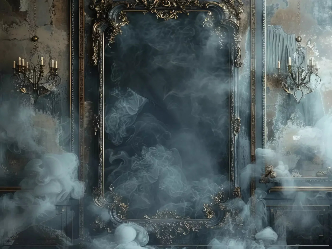 Smoke Mirrors Dark Collection 9 8’X6’ Fleece (96 X 72 Inch) Backdrop