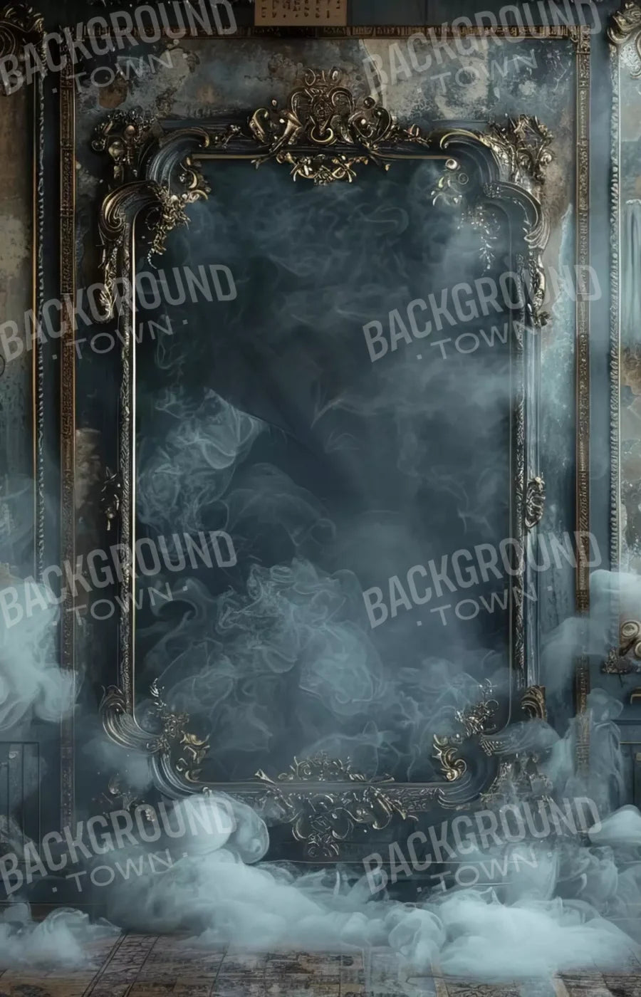 Smoke Mirrors Dark Collection 9 9’X14’ Ultracloth (108 X 168 Inch) Backdrop