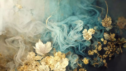 Smoky Flowers 14X8 Ultracloth ( 168 X 96 Inch ) Backdrop