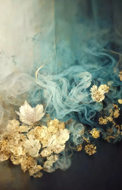 Smoky Flowers 8X12 Ultracloth ( 96 X 144 Inch ) Backdrop
