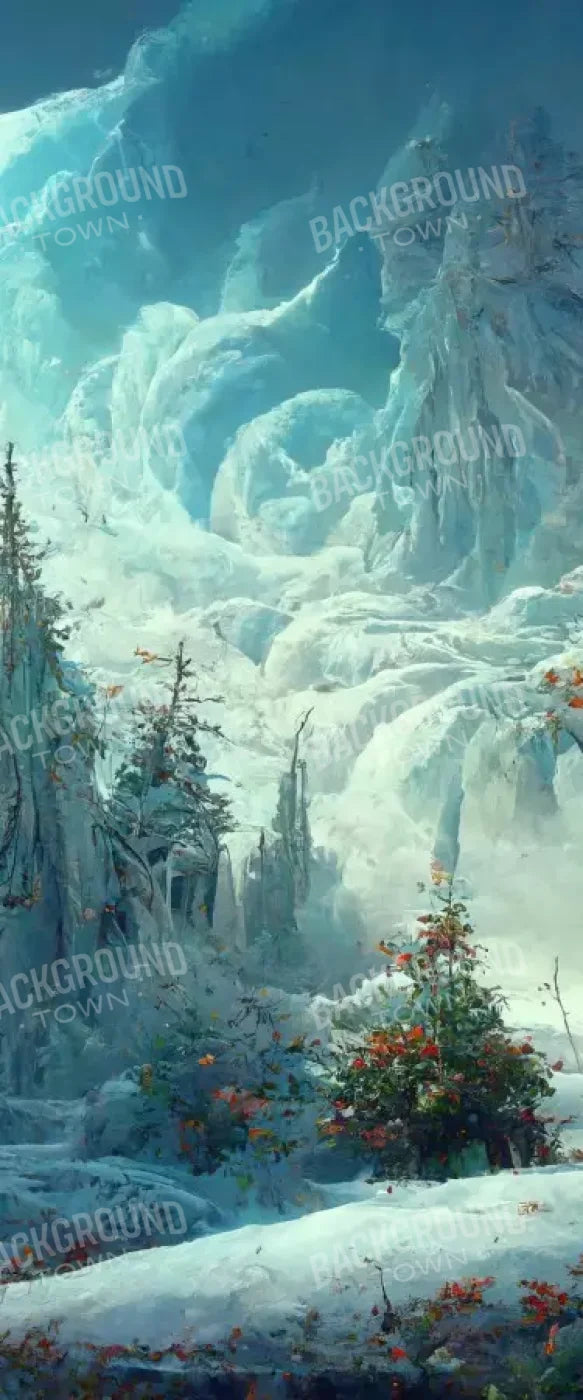 Snowy Fantasy Forest 5’X12’ Ultracloth For Westcott X-Drop (60 X 144 Inch) Backdrop