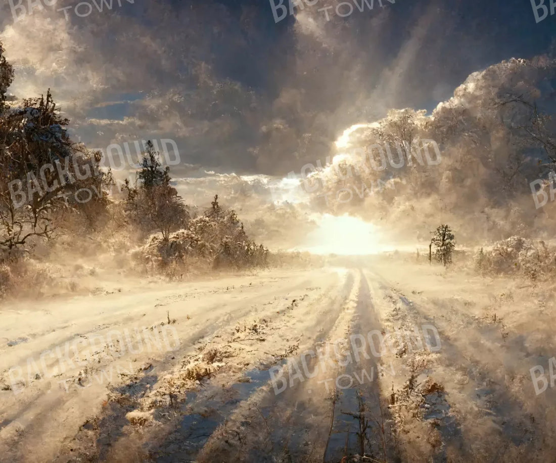 winter forest Backdrop for Photography