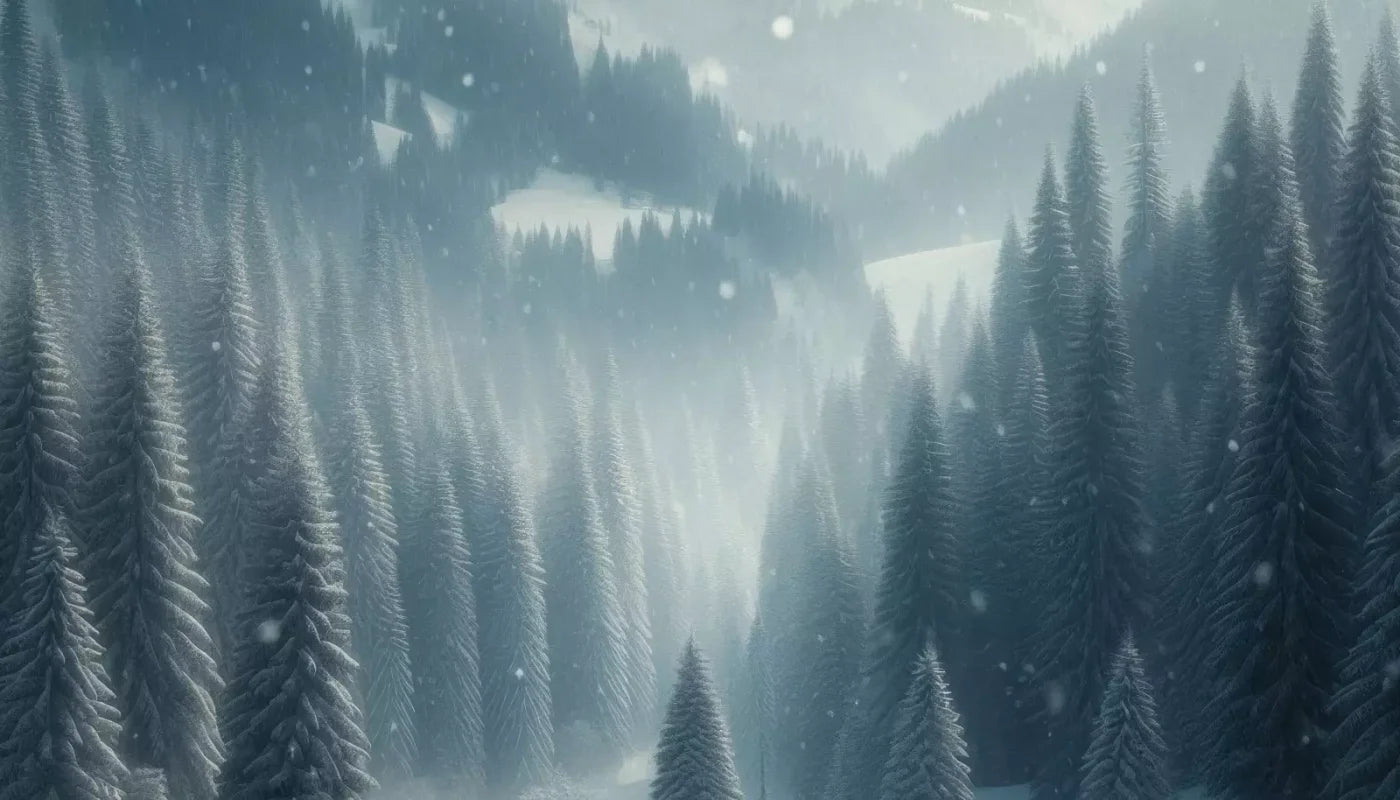 Snowy Forest I 14’X8’ Ultracloth (168 X 96 Inch) Backdrop