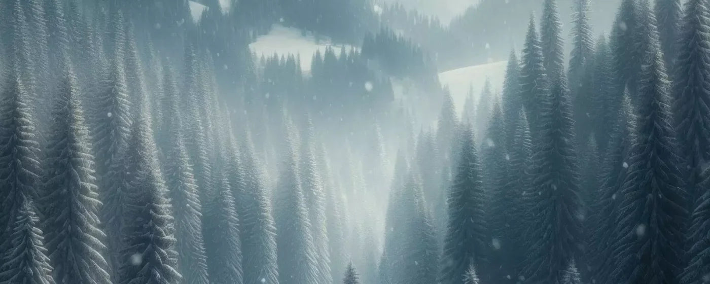 Snowy Forest I 20’X8’ Ultracloth (240 X 96 Inch) Backdrop