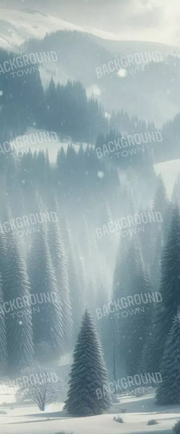 Snowy Forest I 5’X12’ Ultracloth For Westcott X-Drop (60 X 144 Inch) Backdrop