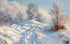 Snowy Hill 8’x5’ UltraCloth (96 x 60 inch) Backdrop