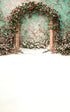 White Green Red  Backdrop for Photography