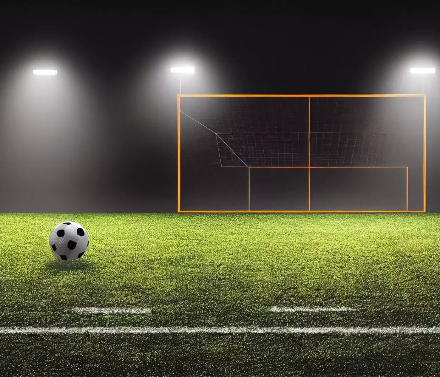 Soccer Night 12X10 Ultracloth ( 144 X 120 Inch ) Backdrop