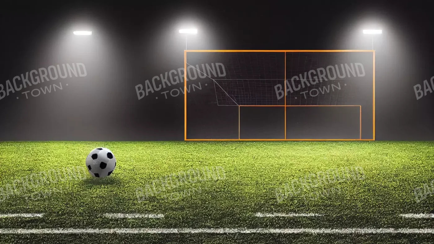 Soccer Night 14X8 Ultracloth ( 168 X 96 Inch ) Backdrop