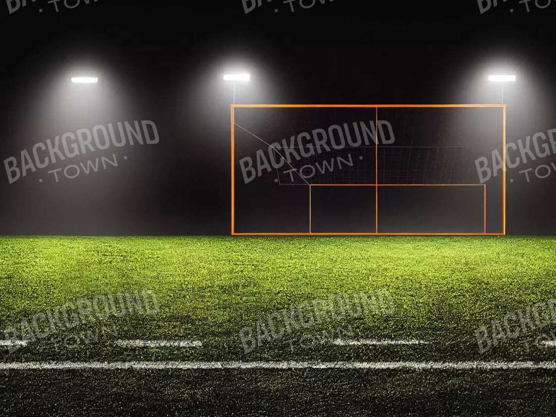 Soccer Night 2 68X5 Fleece ( 80 X 60 Inch ) Backdrop