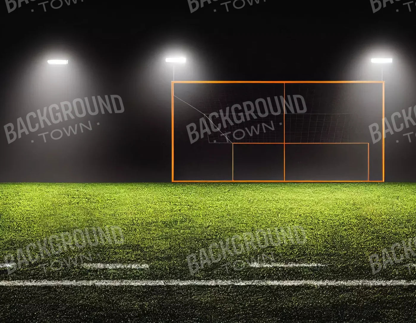 Soccer Night 2 8X6 Fleece ( 96 X 72 Inch ) Backdrop