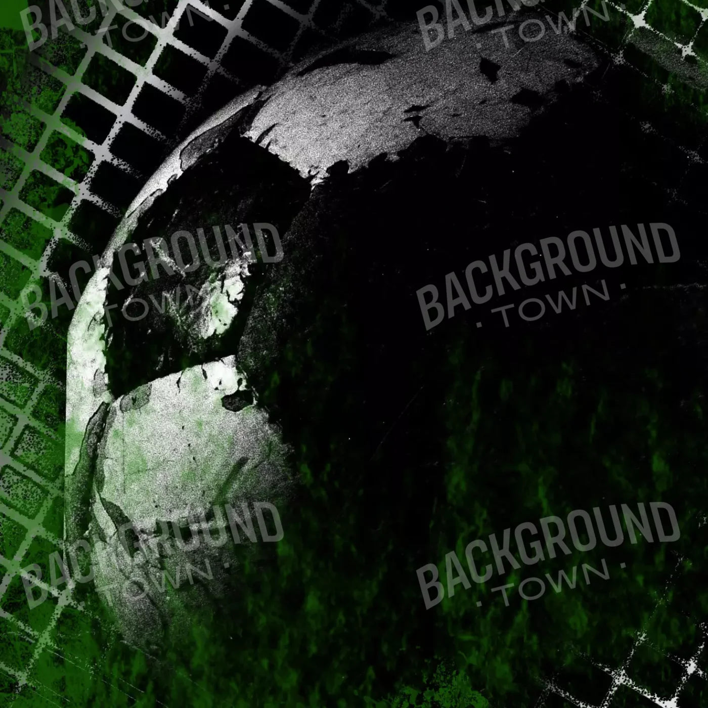 Soccer Night 8X8 Fleece ( 96 X Inch ) Backdrop