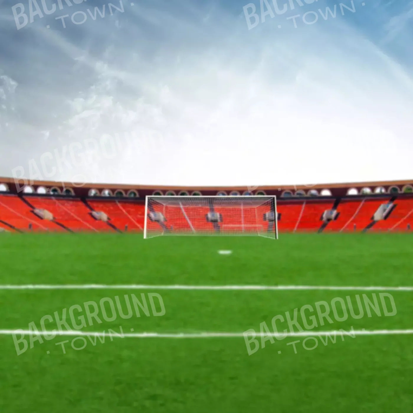 Soccer Stadium 10’X10’ Ultracloth (120 X Inch) Backdrop