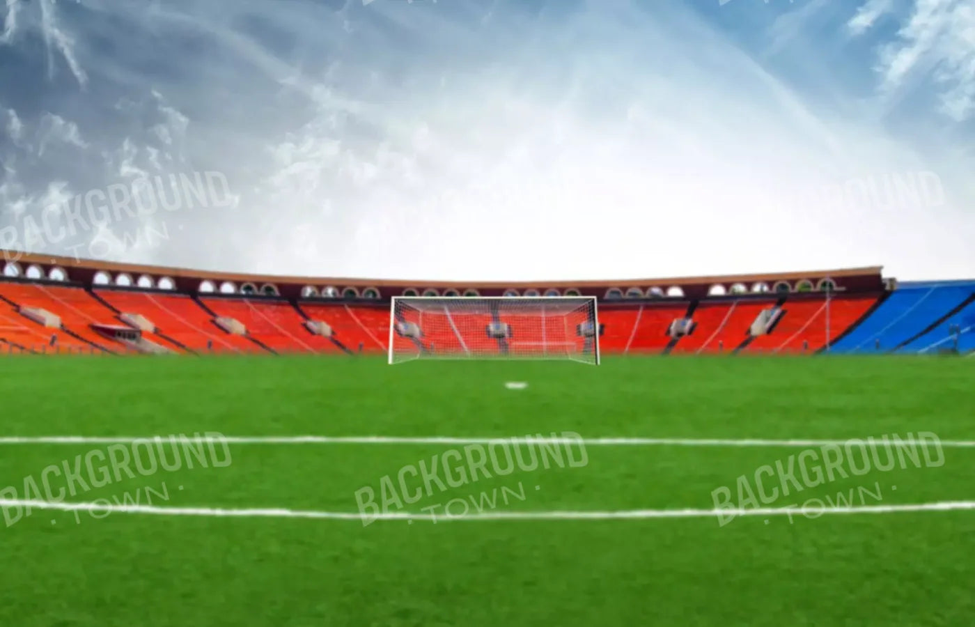 Soccer Stadium 12’X8’ Ultracloth (144 X 96 Inch) Backdrop