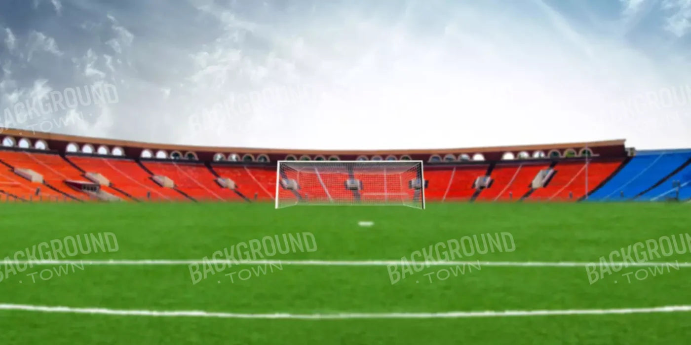 Soccer Stadium 20’X10’ Ultracloth (240 X 120 Inch) Backdrop