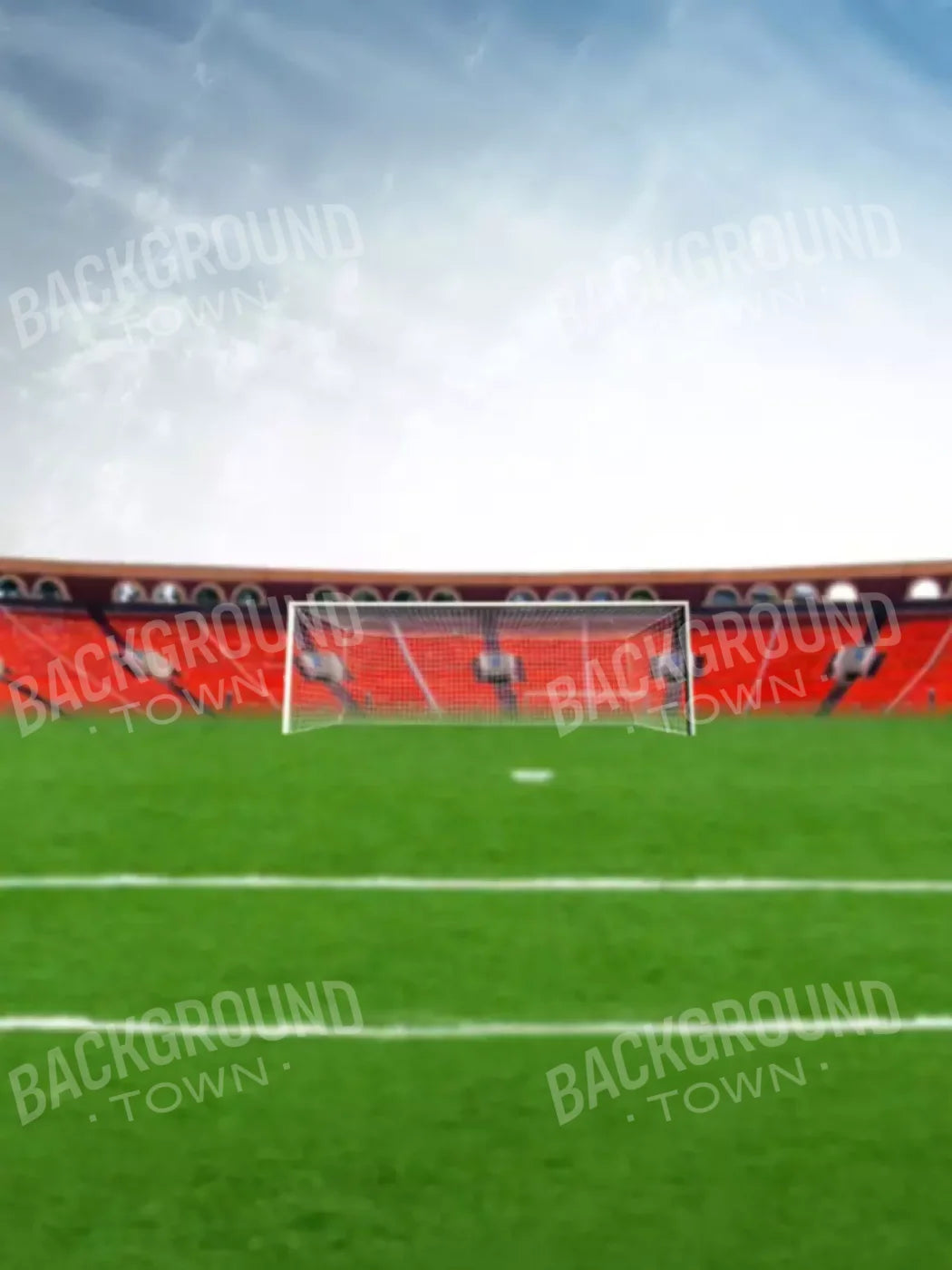 Soccer Stadium 5’X6’8’ Fleece (60 X 80 Inch) Backdrop