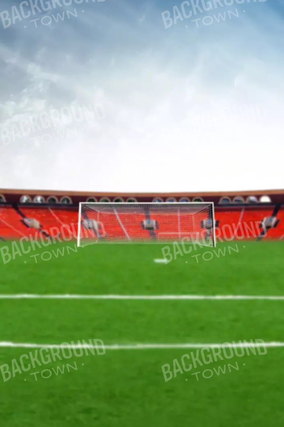 Soccer Stadium 5’X8’ Ultracloth (60 X 96 Inch) Backdrop