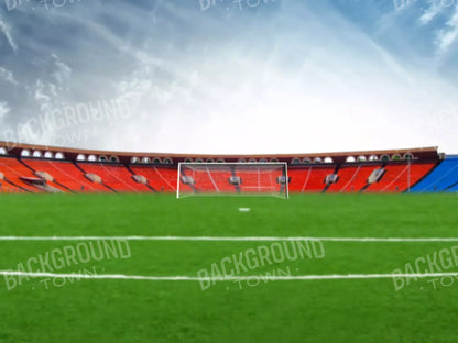 Soccer Stadium 6’8’X5’ Fleece (80 X 60 Inch) Backdrop