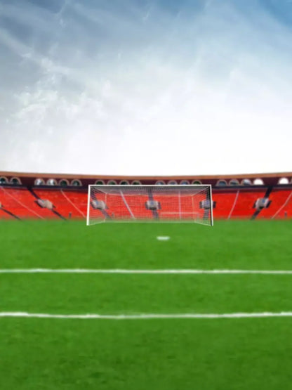 Soccer Stadium 8’X10’ Fleece (96 X 120 Inch) Backdrop