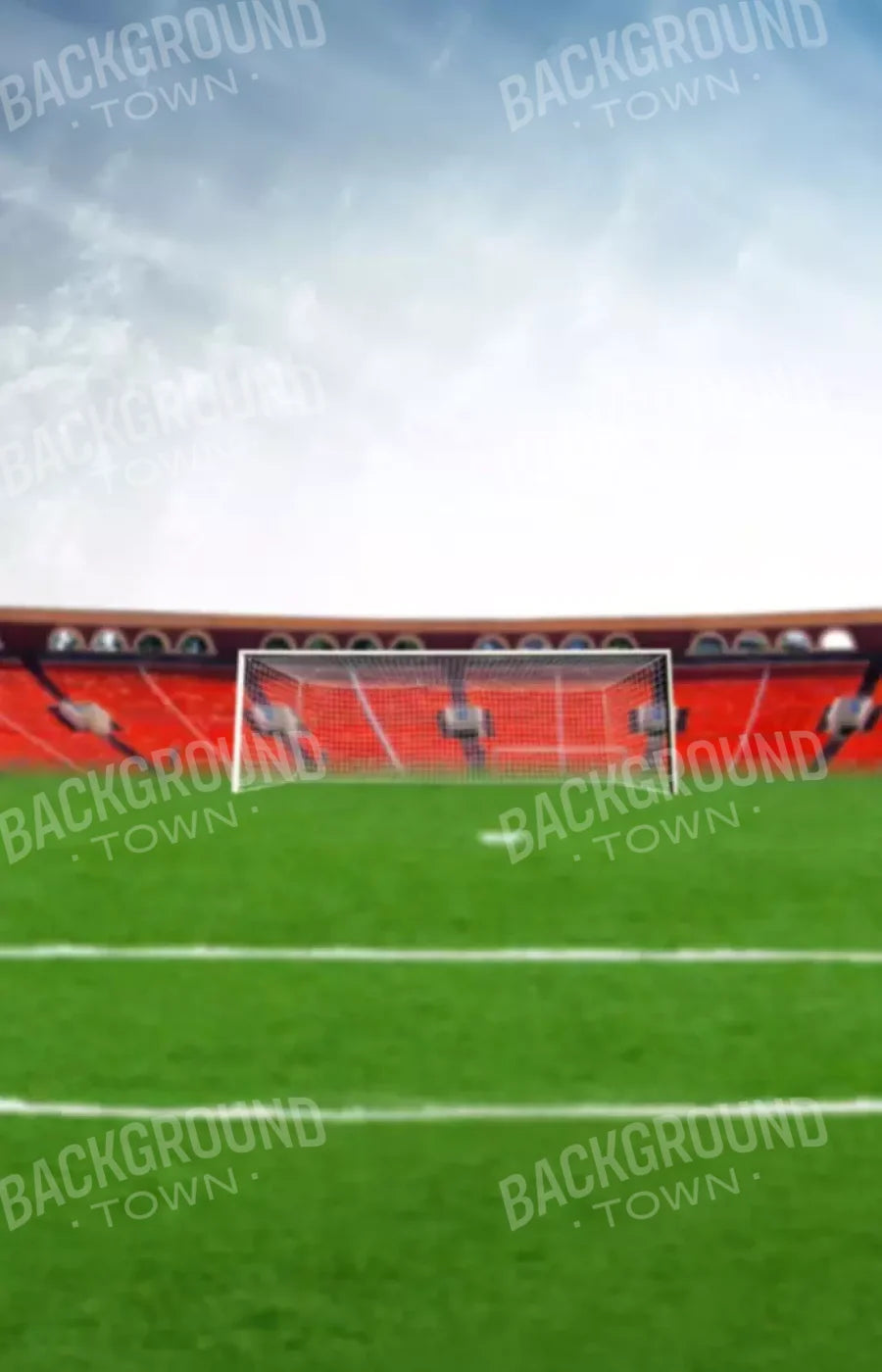 Soccer Stadium 8’X12’ Ultracloth (96 X 144 Inch) Backdrop