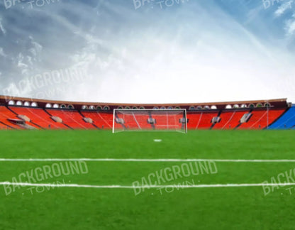 Soccer Stadium 8’X6’ Fleece (96 X 72 Inch) Backdrop