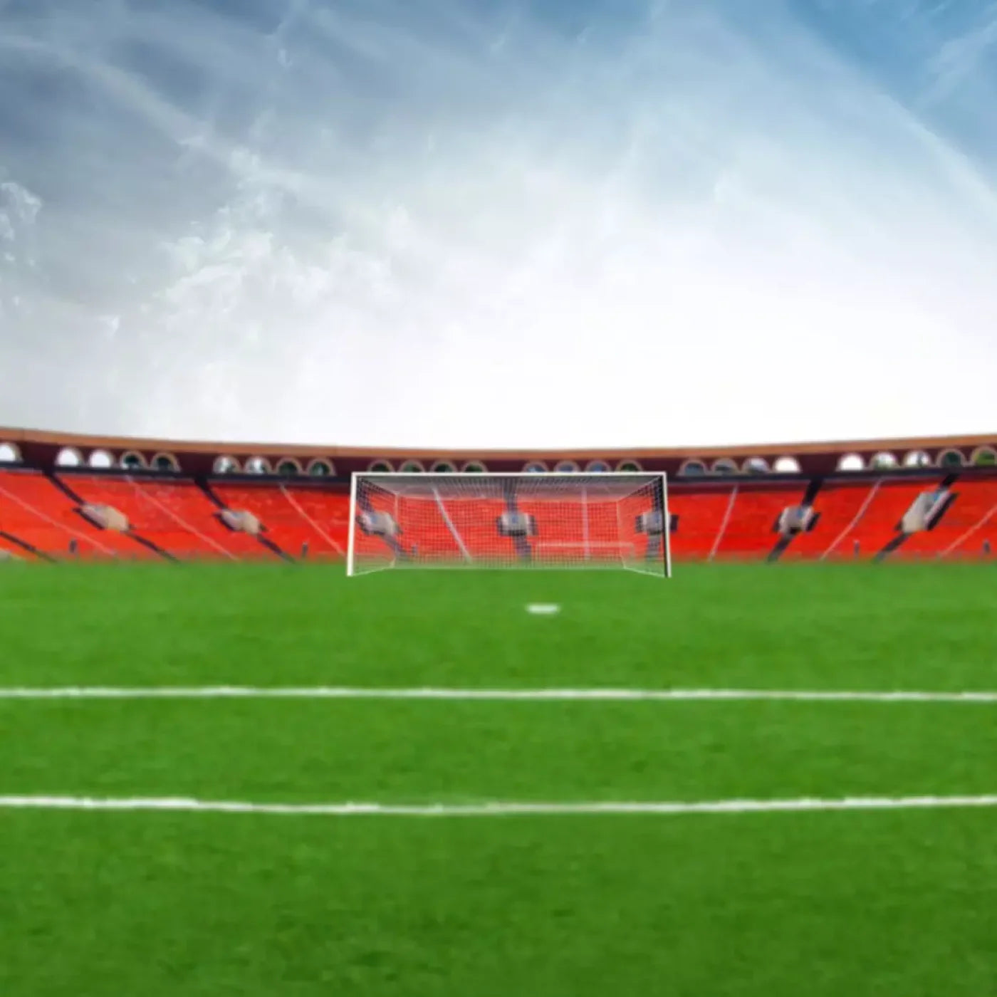 Soccer Stadium 8’X8’ Fleece (96 X Inch) Backdrop