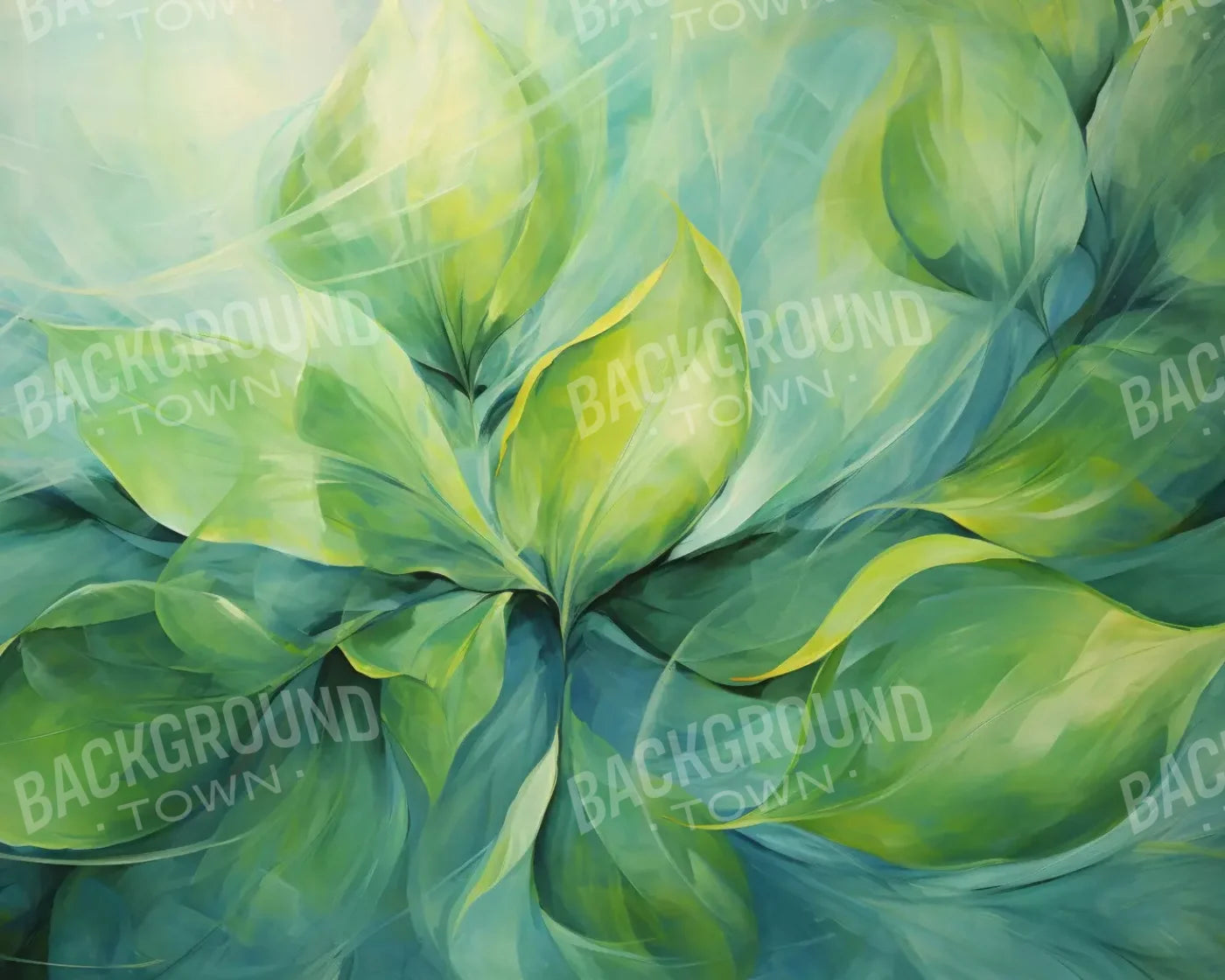 Soft Foliage 10’X8’ Fleece (120 X 96 Inch) Backdrop
