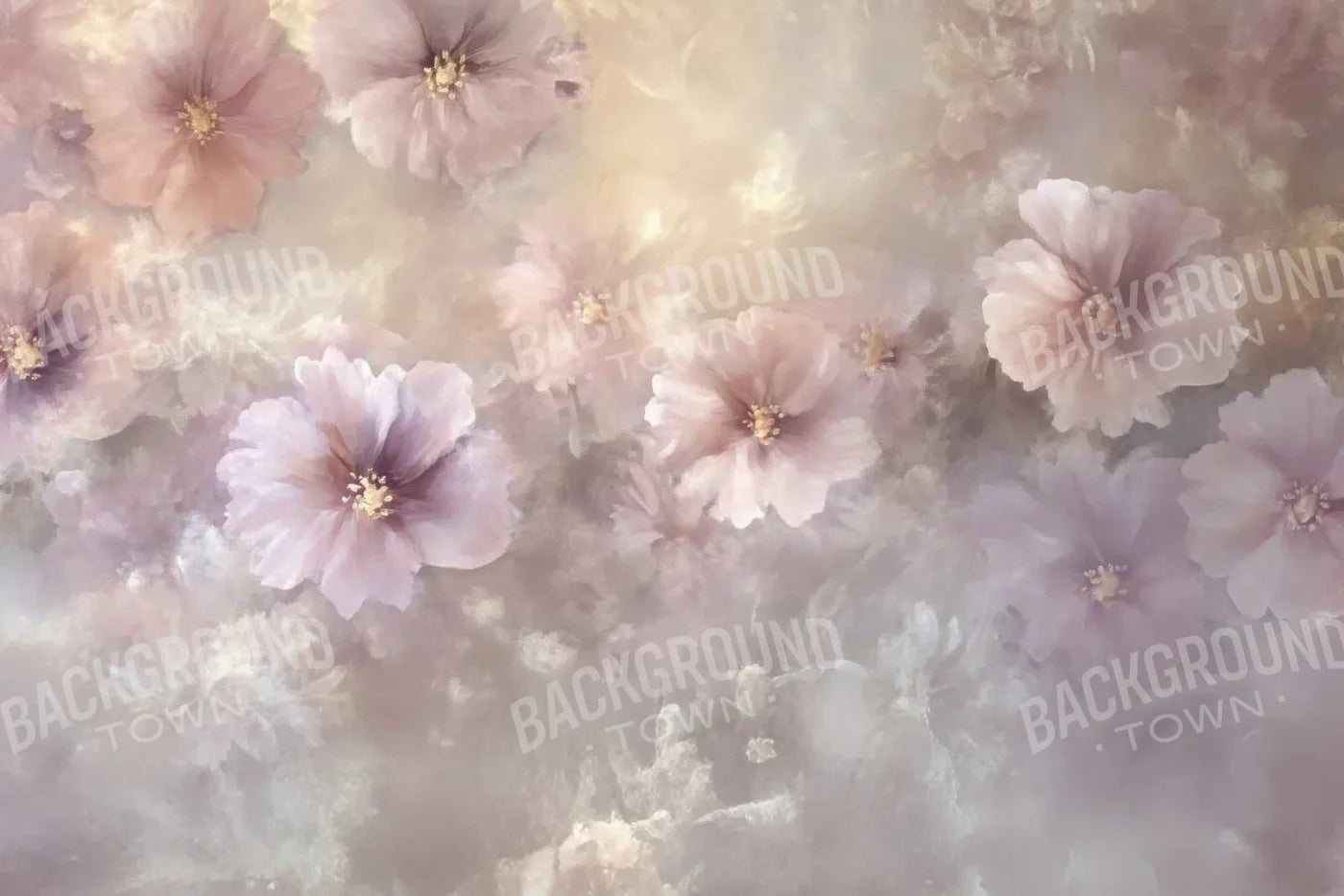 Soft Pink Fine Art Florals 12’x8’ UltraCloth (144 x 96 inch) Backdrop