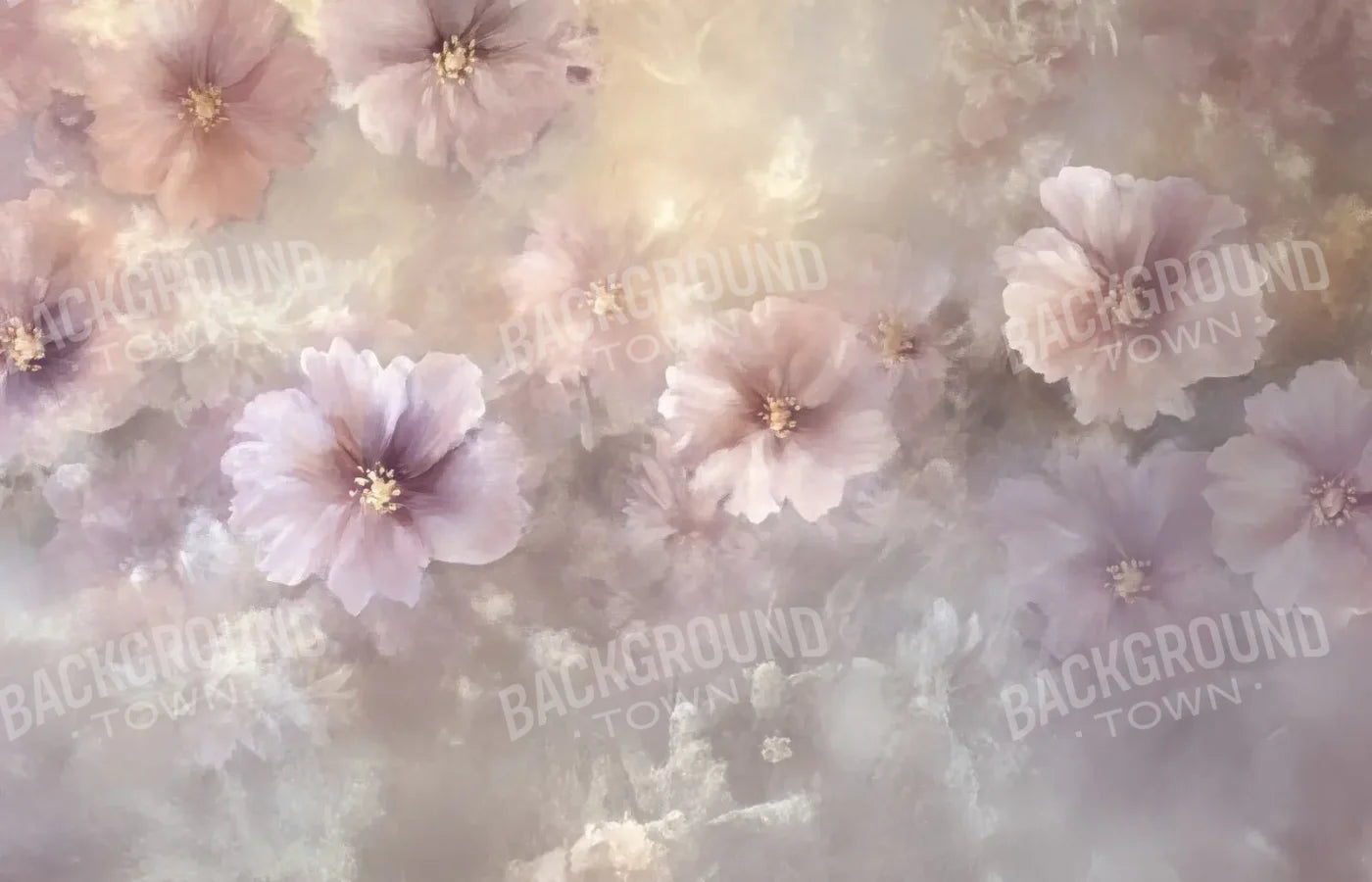 Soft Pink Fine Art Florals 14’x9’ UltraCloth (168 x 108 inch) Backdrop