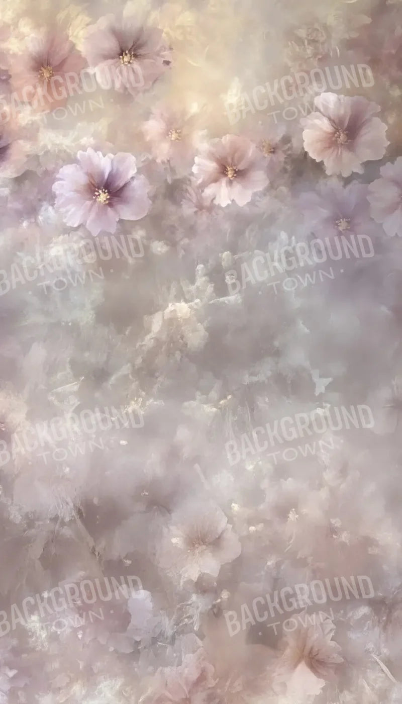 Soft Pink Fine Art Florals Sweep 8’x14’ UltraCloth for Westcott X-Drop Pro (96 x 168 inch) Backdrop