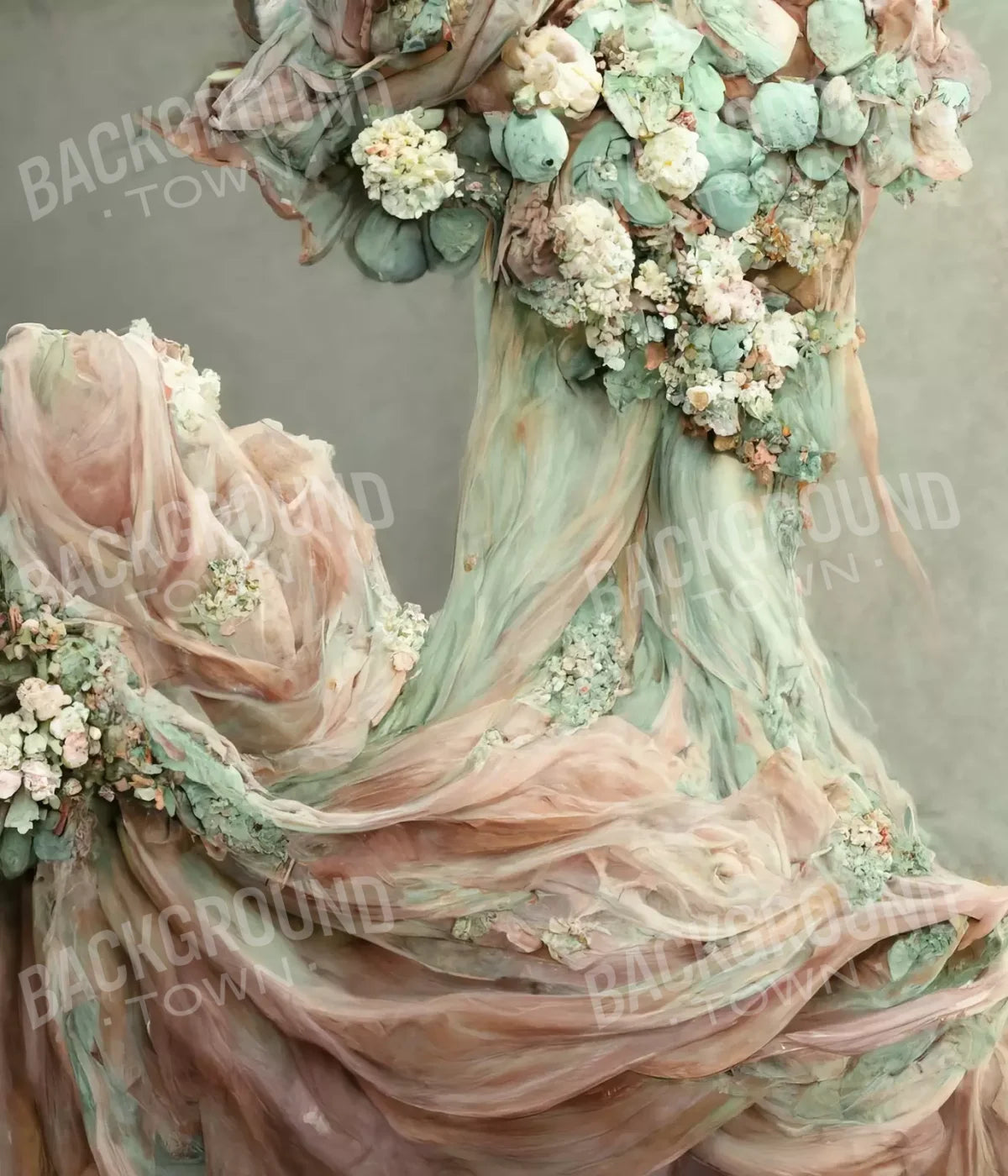 Softly Blushed 10’X12’ Ultracloth (120 X 144 Inch) Backdrop