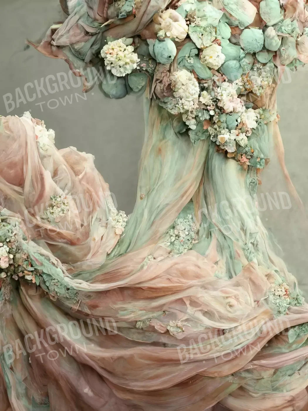 Softly Blushed 5’X7’ Ultracloth (60 X 84 Inch) Backdrop