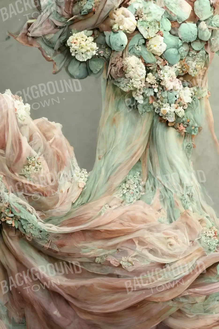 Softly Blushed 5’X8’ Ultracloth (60 X 96 Inch) Backdrop