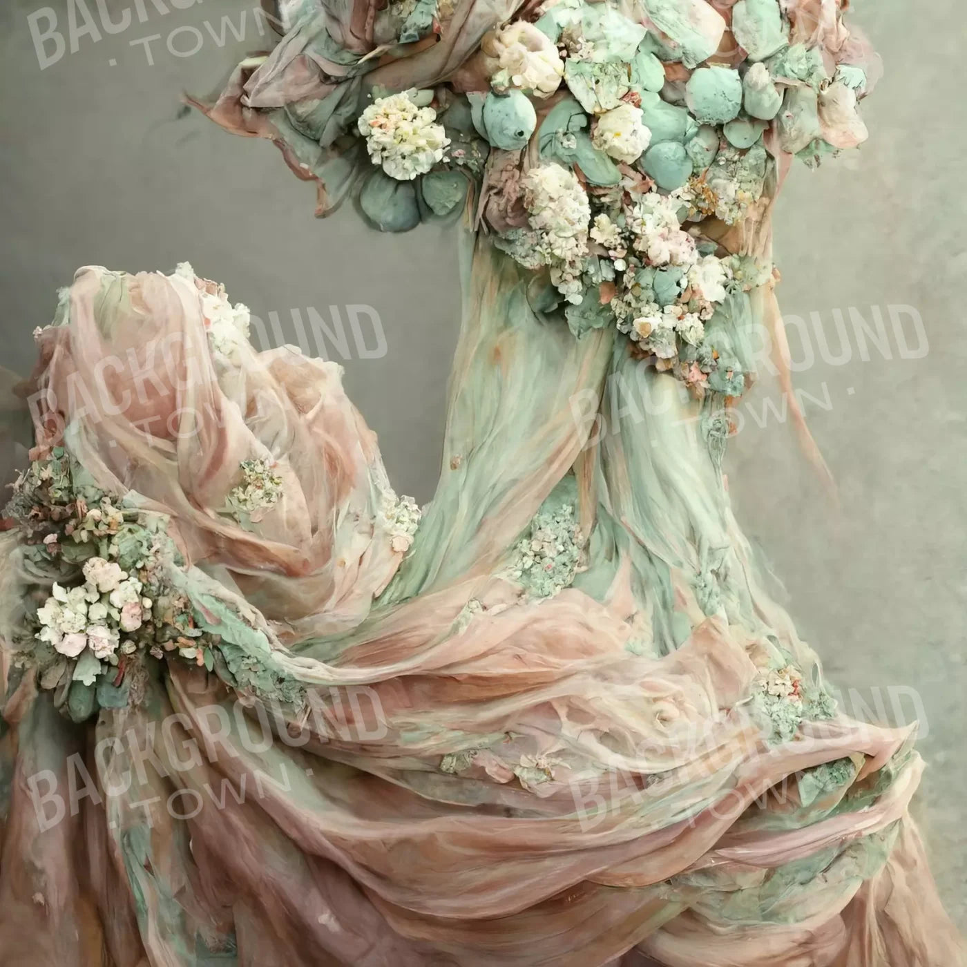 Softly Blushed 8’X8’ Fleece (96 X Inch) Backdrop