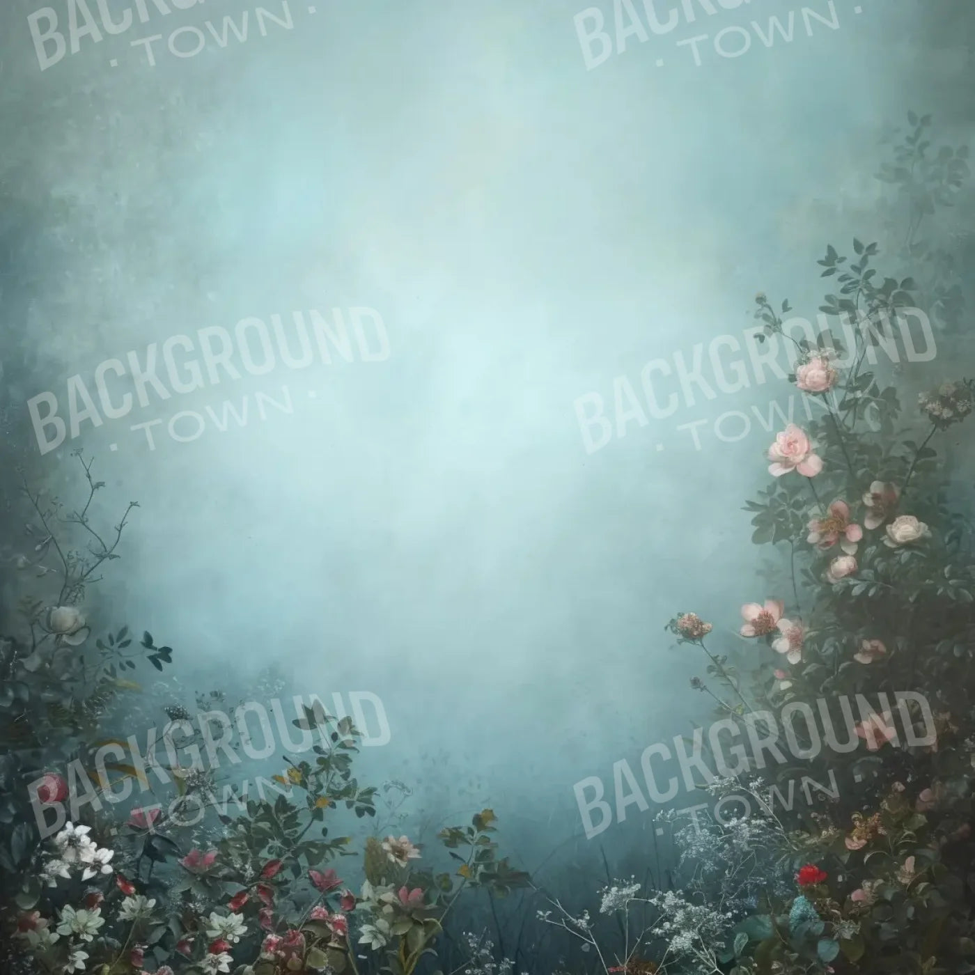 Something Blue 8’x8’ Fleece (96 x 96 inch) Backdrop