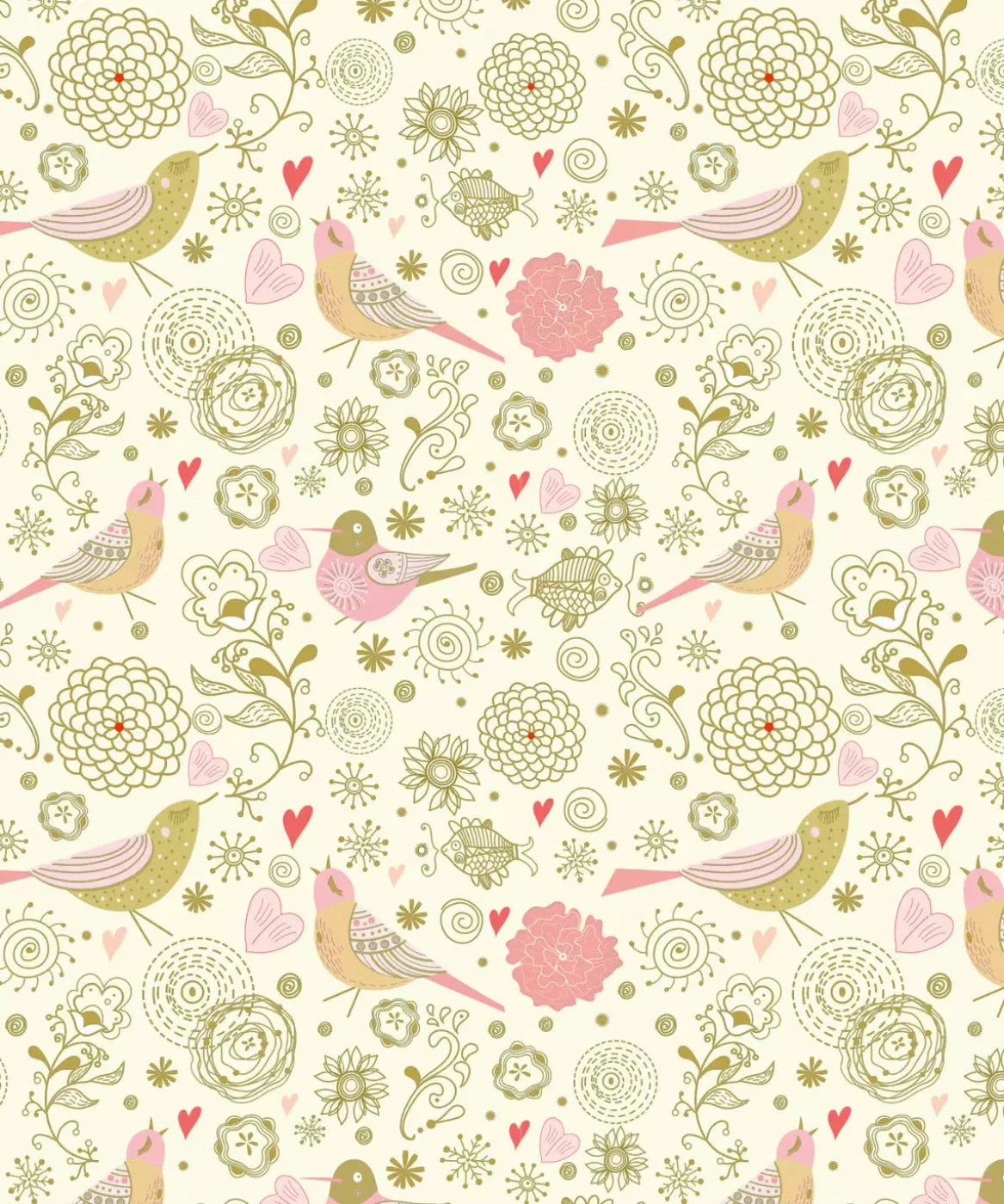 Beige Floral Backdrop for Photography