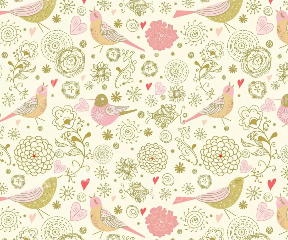 Song Bird 5X42 Fleece ( 60 X 50 Inch ) Backdrop