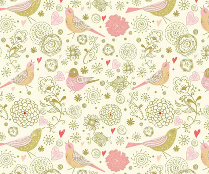 Song Bird 5X42 Fleece ( 60 X 50 Inch ) Backdrop